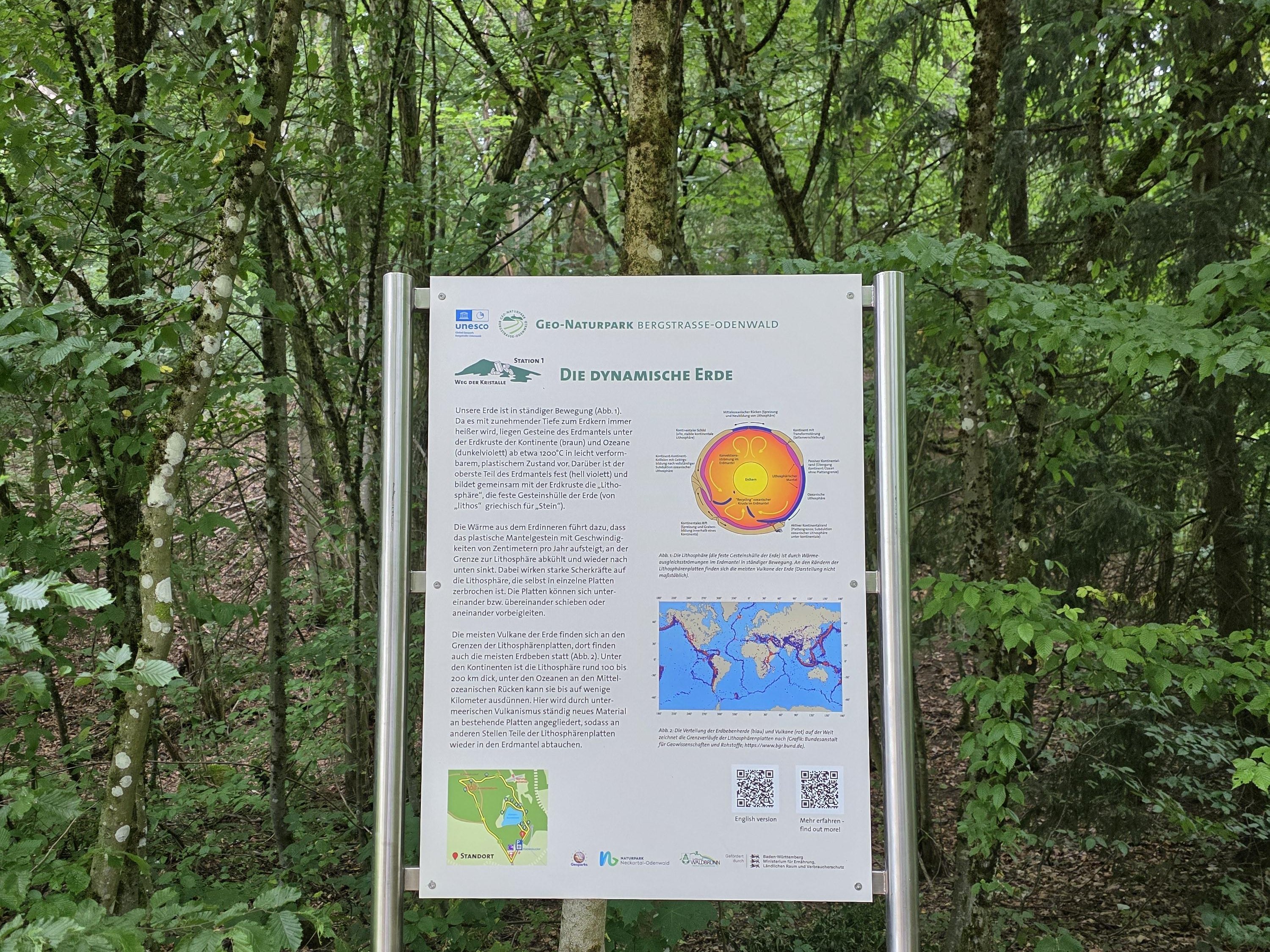 Weg der Kristalle auf dem Katzenbuckel